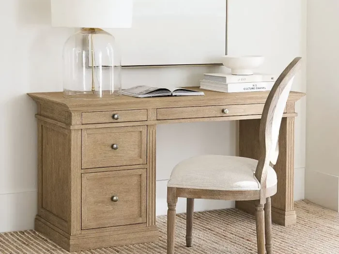 Livingston Single Cabinet Writing Desk (57")